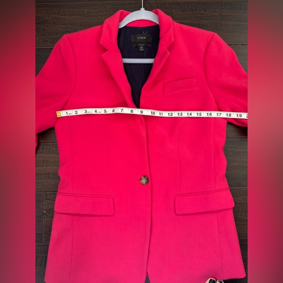 Hot pink Barbiecore J Crew regent festival pink colorful blazer jacket size 4T - Picture 4 of 10